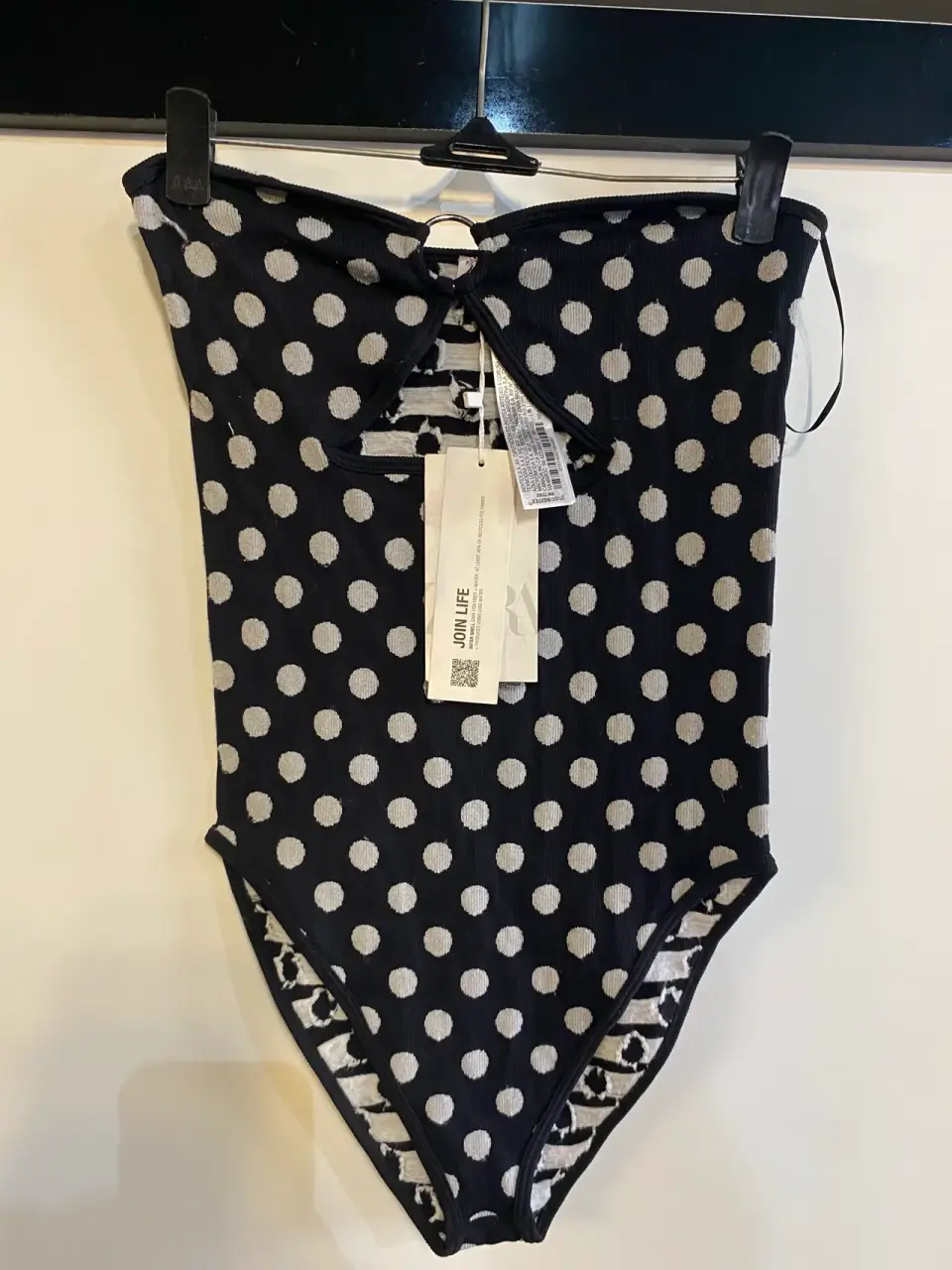 Traje de baño lunares negros - miniatura 2