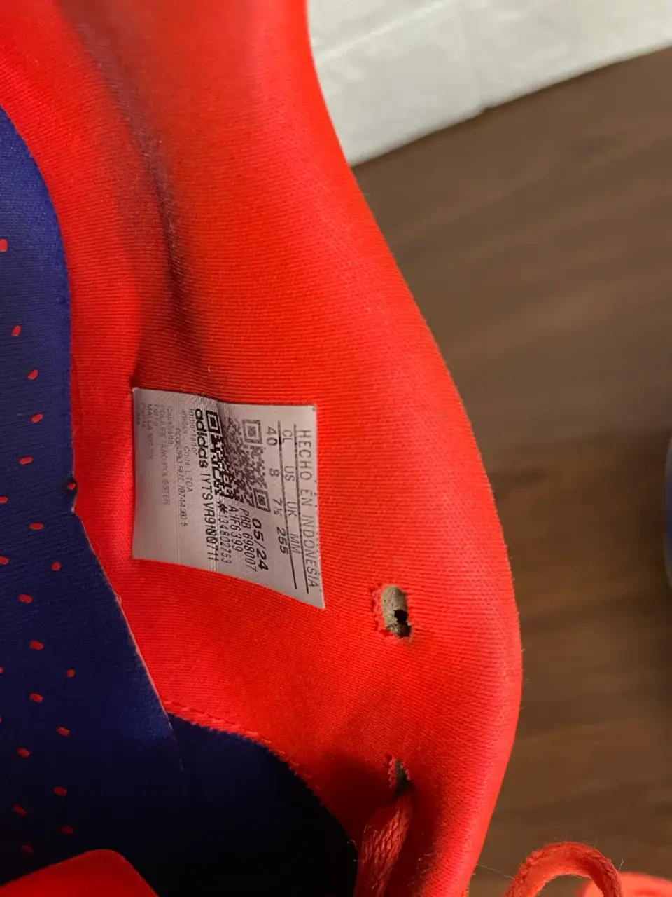Zapatillas deportivas azul y naranja - miniatura 3