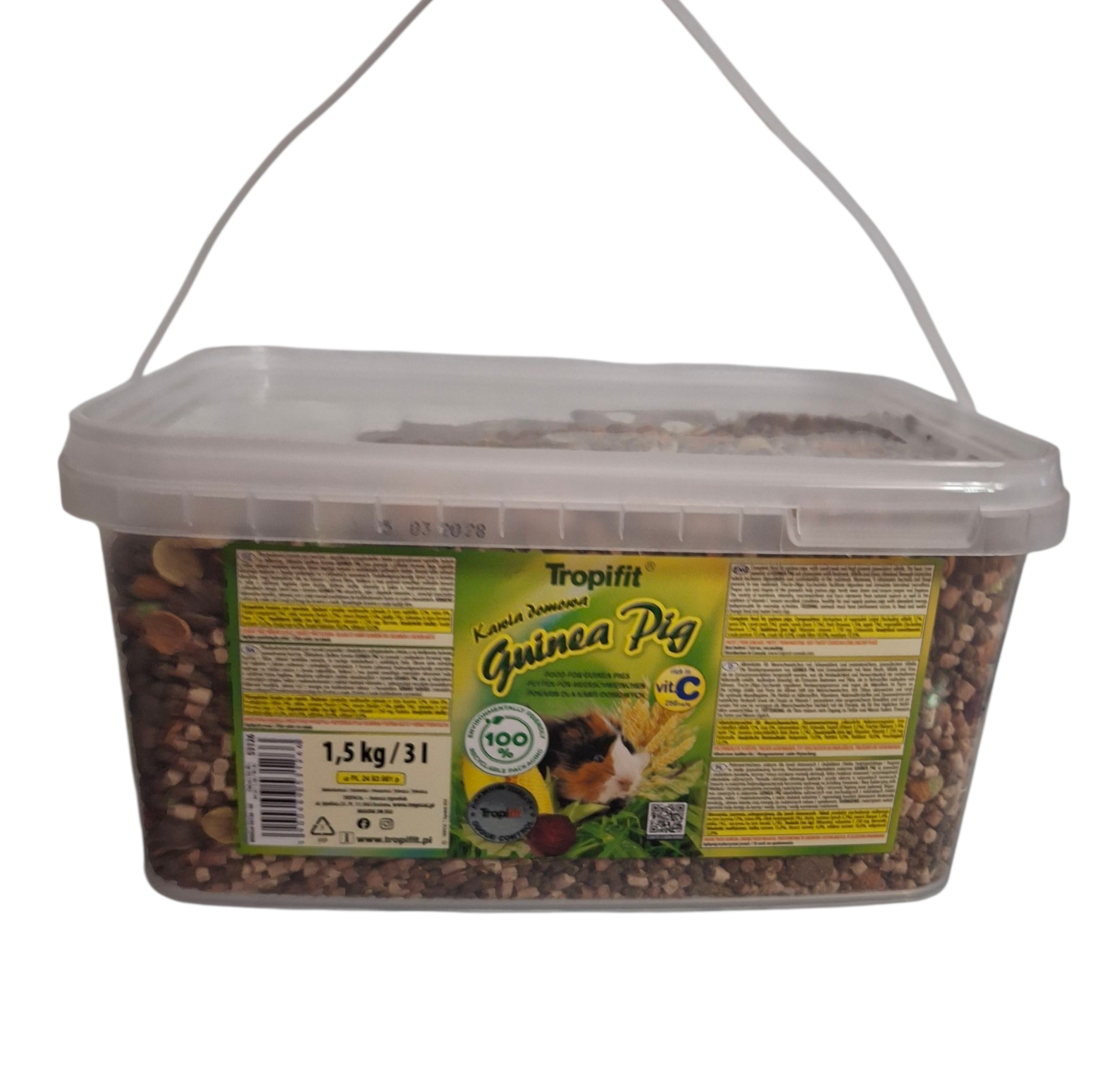 Comida para conejillo de indias 1.5 kg