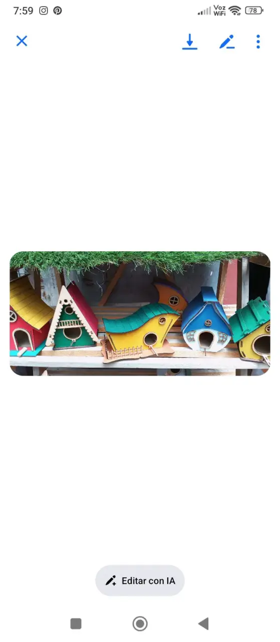 Casitas de adorno o para pájaros