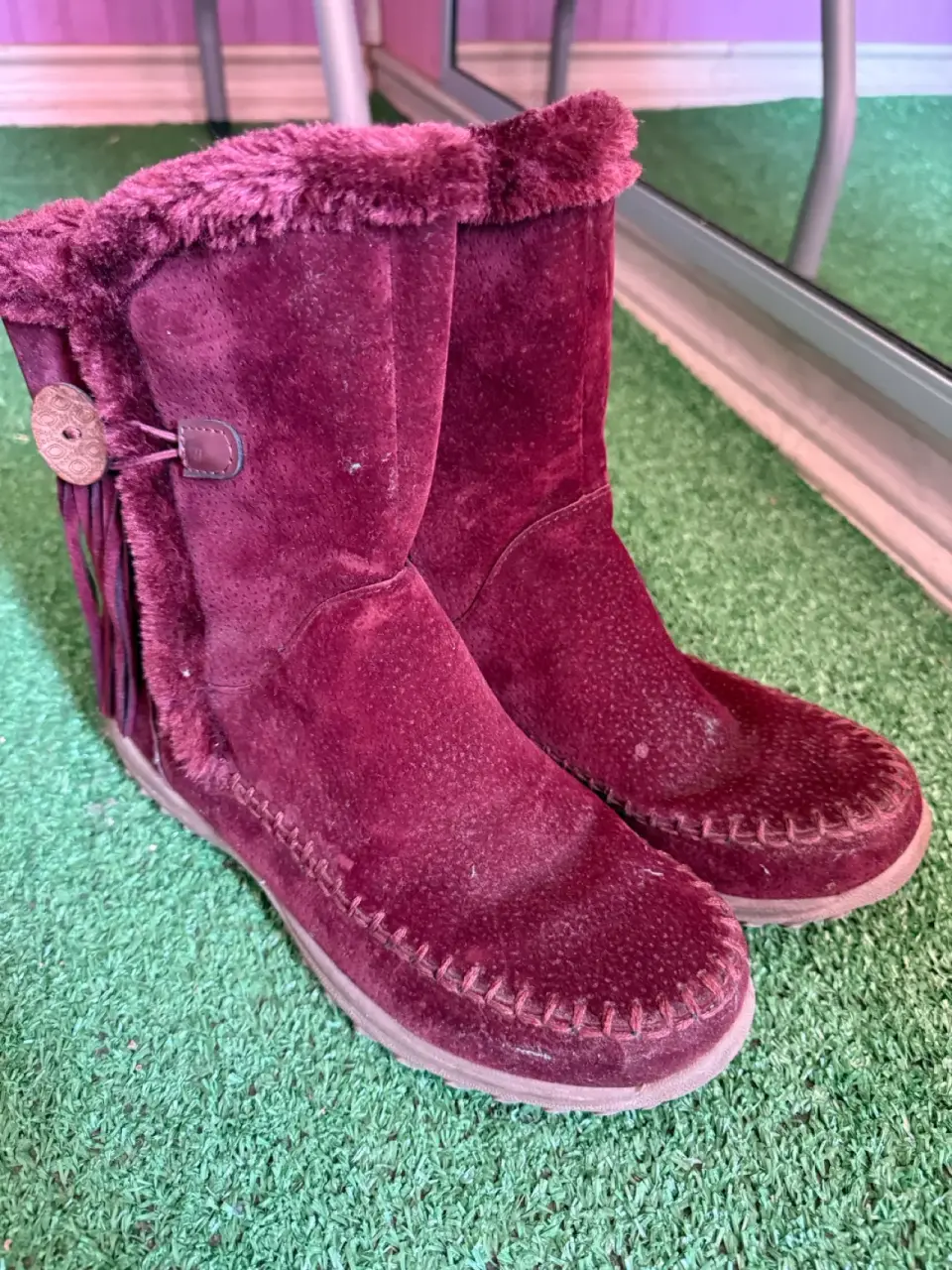 Botas negras acolchadas de invierno - miniatura 3