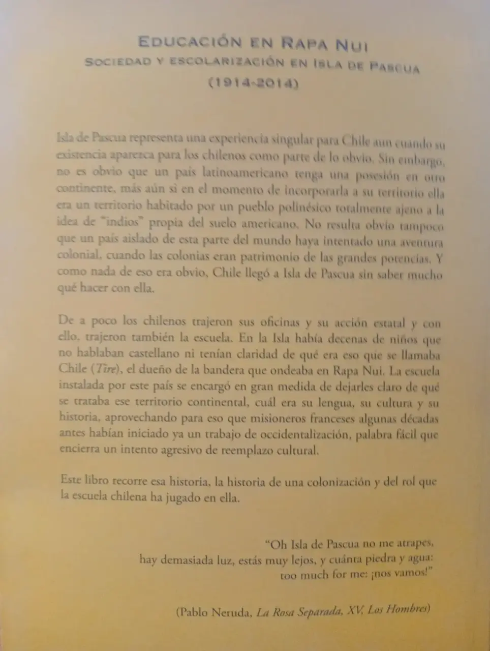 Libro Educación en Rapa Nui - miniatura 2