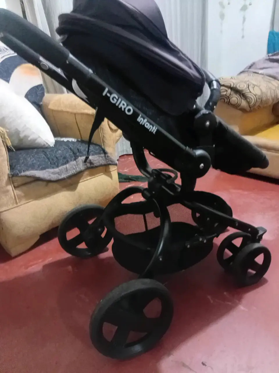Coche de bebé Infanti negro - miniatura 3
