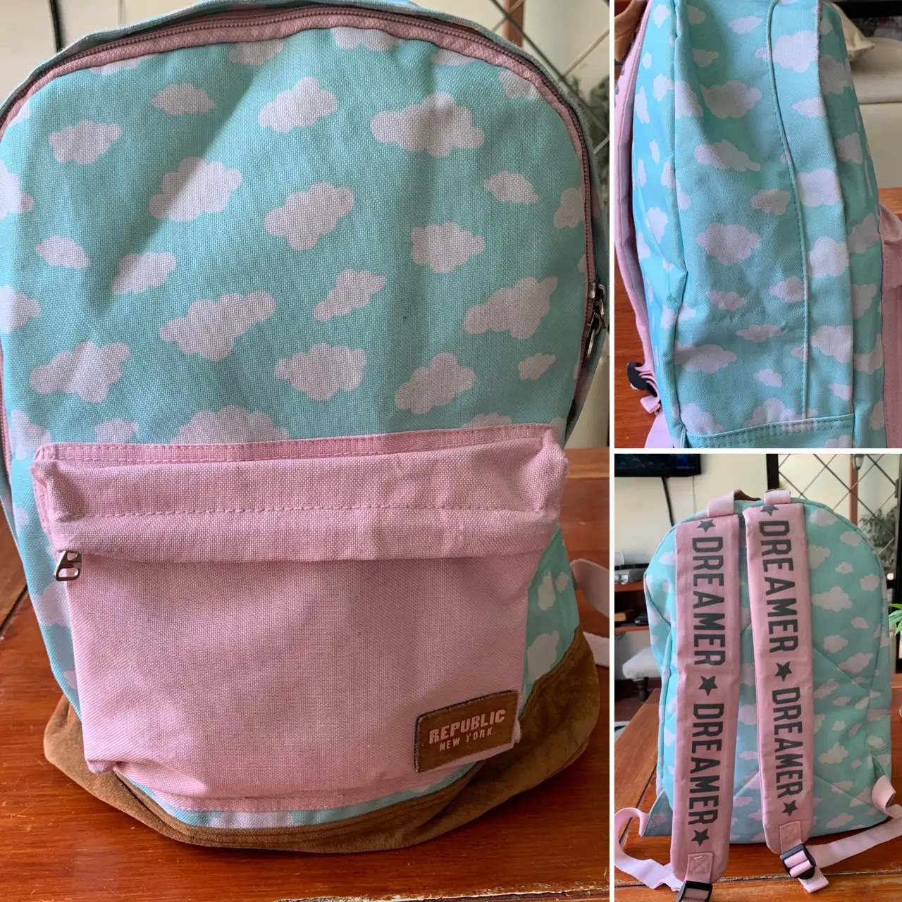 Mochila con diseño de nubes - miniatura 3