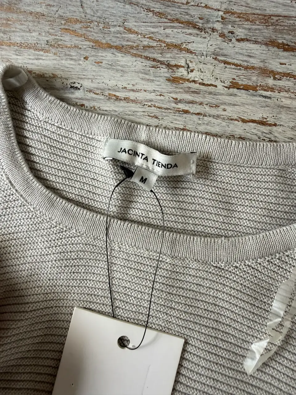Polera beige Jacinta Tienda talla M - miniatura 3