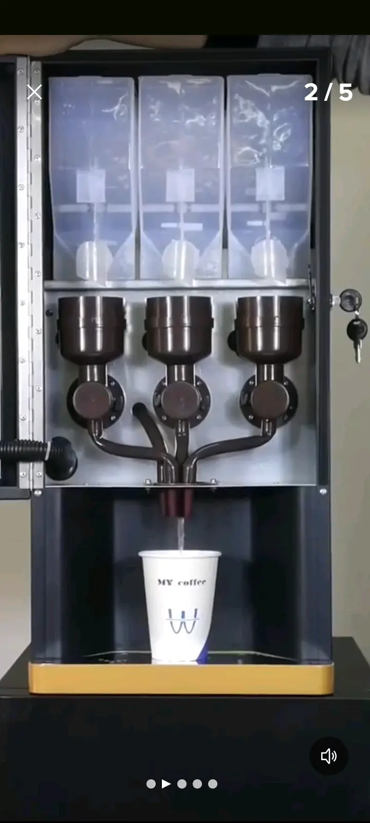 Dispensador de café negro - miniatura 3