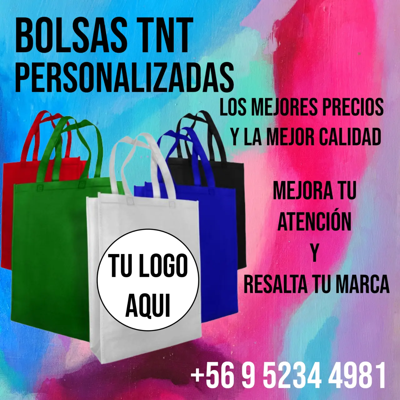 Bolsa reutilizable con asa - miniatura 2