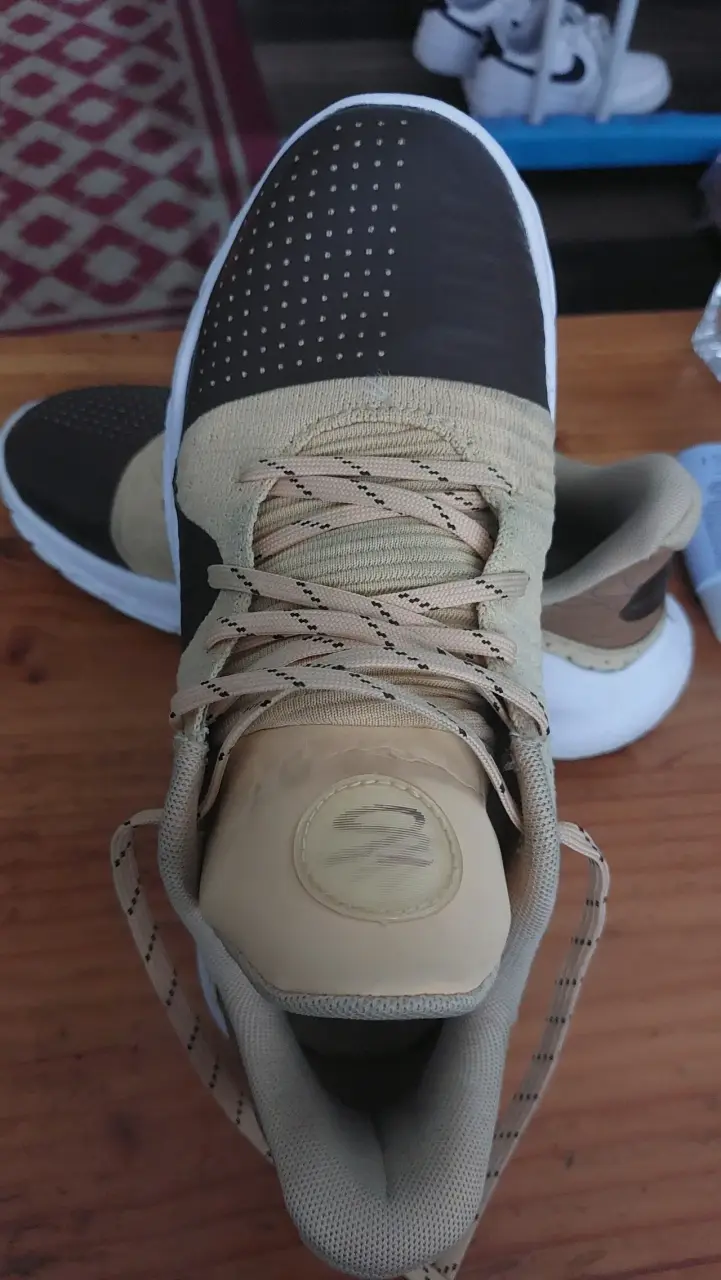Zapatillas de basquetbol  beige y marrón - miniatura 3