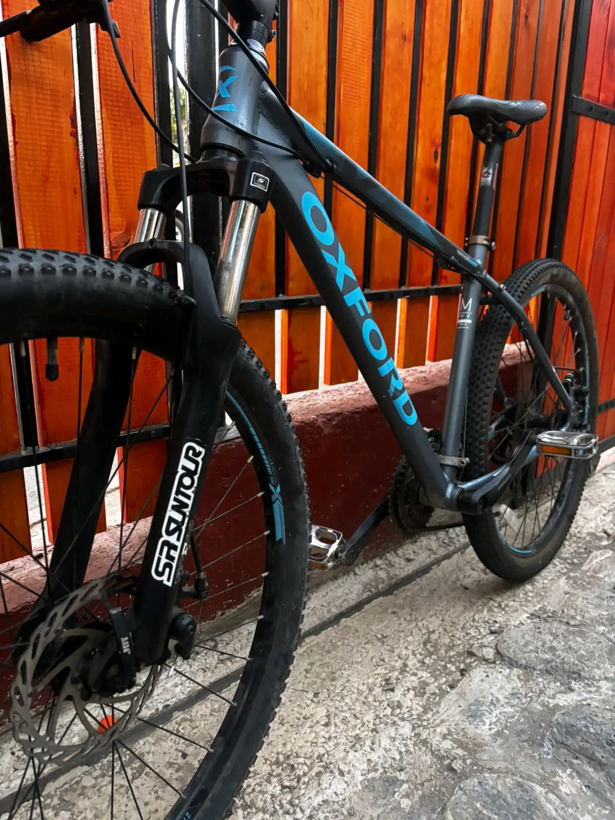 Bicicleta montaña Oxford gris - miniatura 1