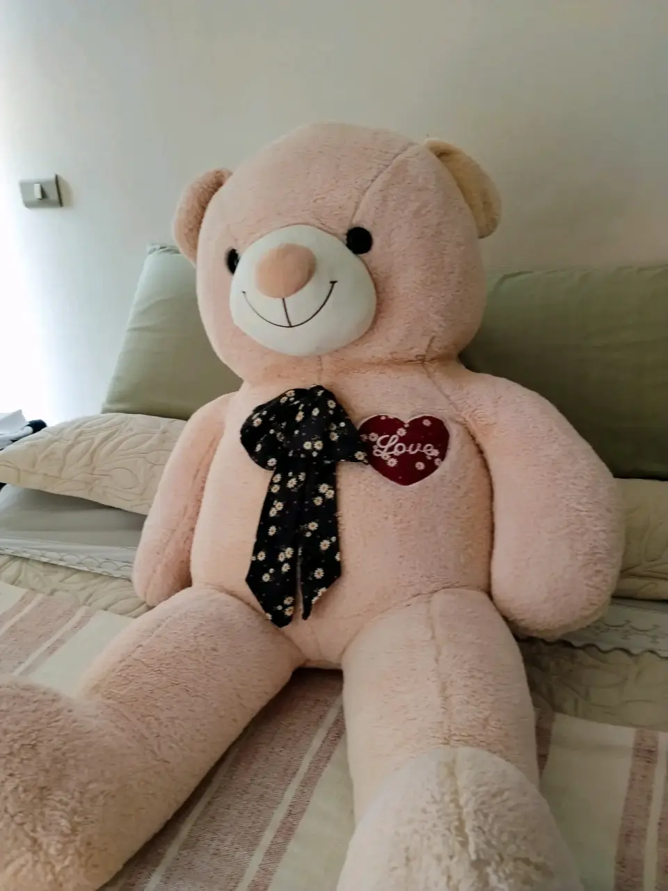Osito de peluche gigante beige - miniatura 4