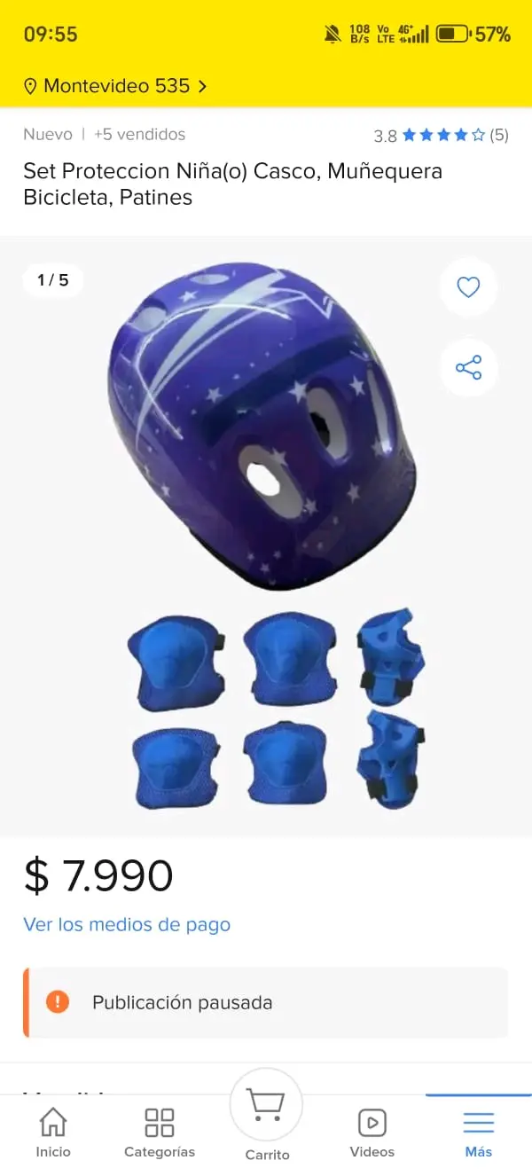 Set de protección infantil azul