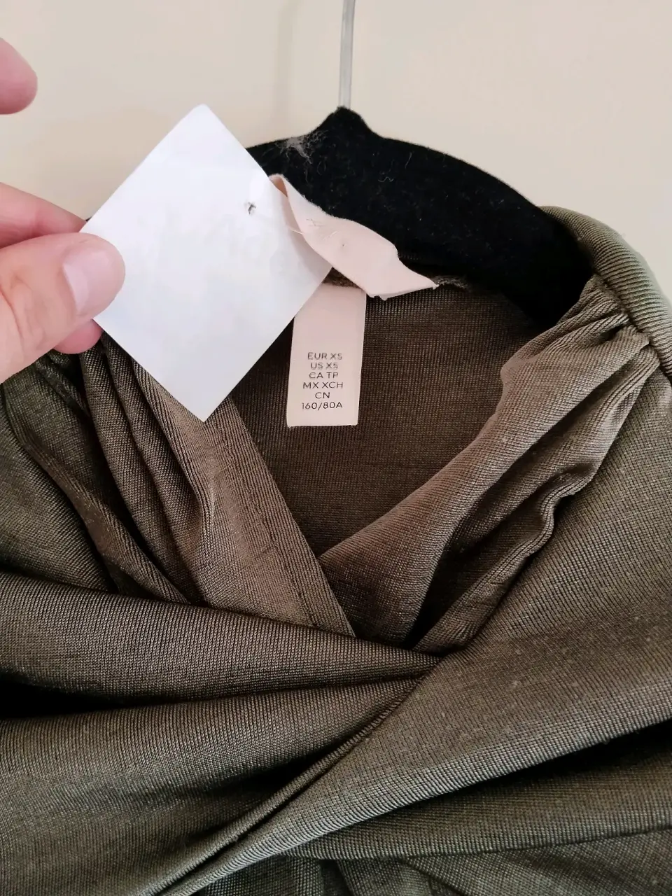 Polera manga larga verde oliva - miniatura 4