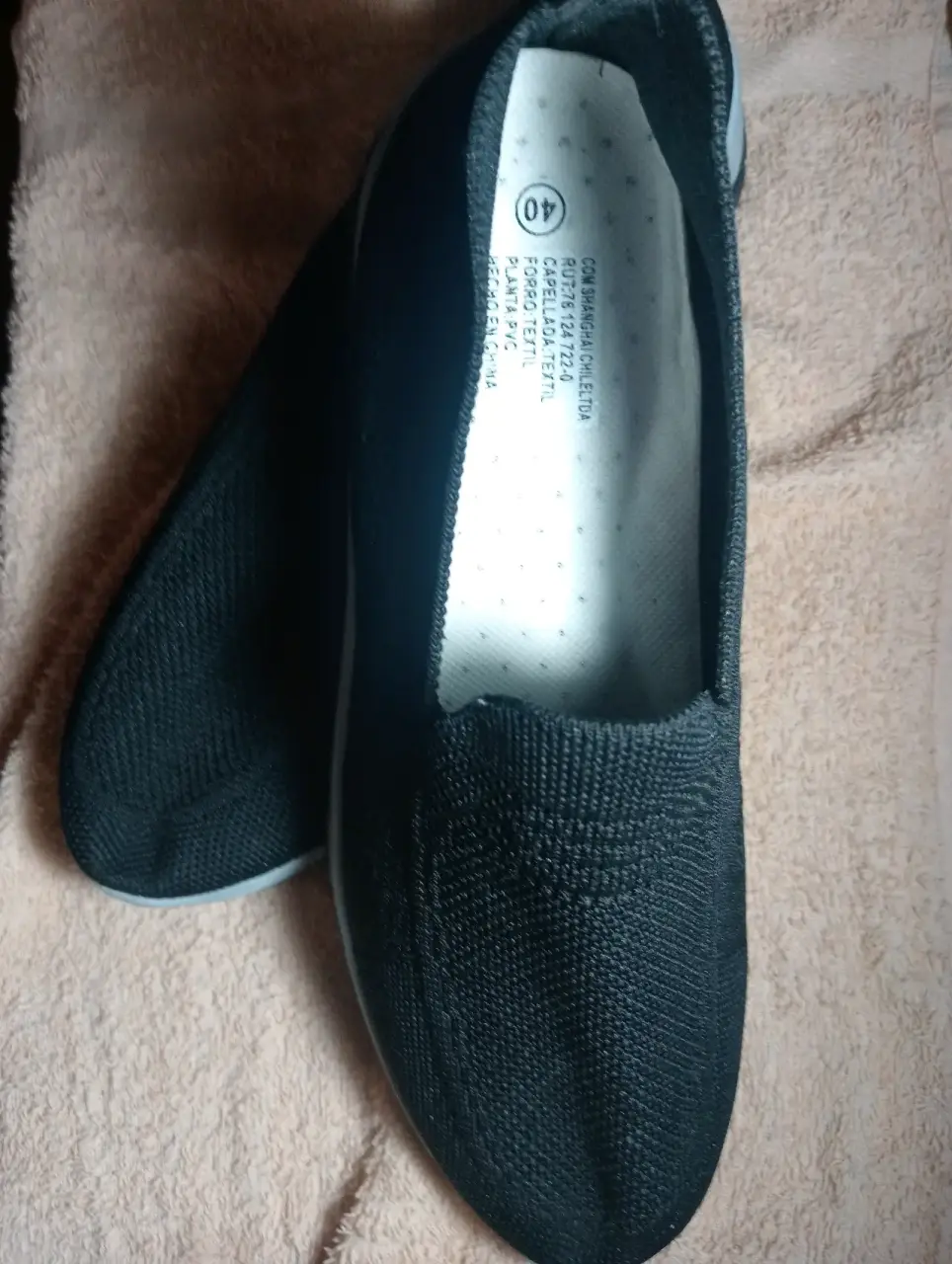 Zapatillas negras talla 40 - miniatura 1