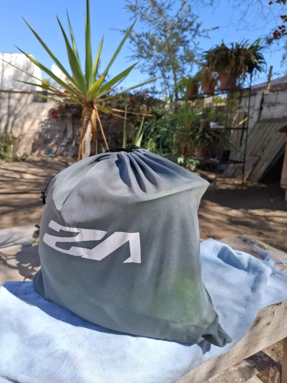 Casco motocross verde neón - miniatura 5