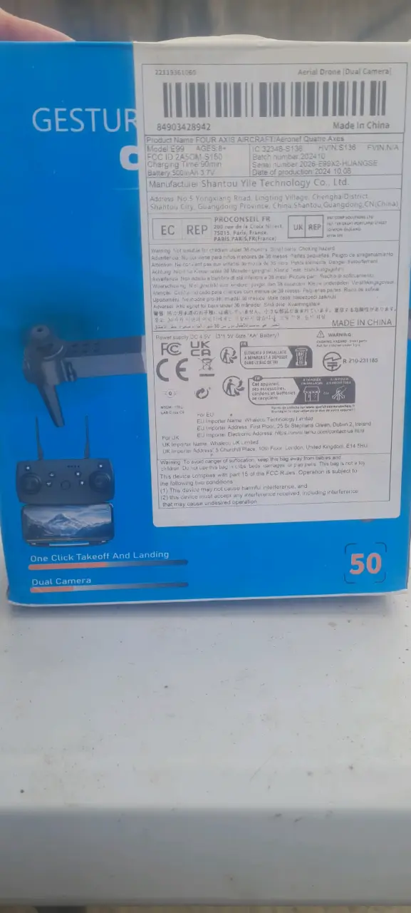 Drone Pro con control por gestos - miniatura 3