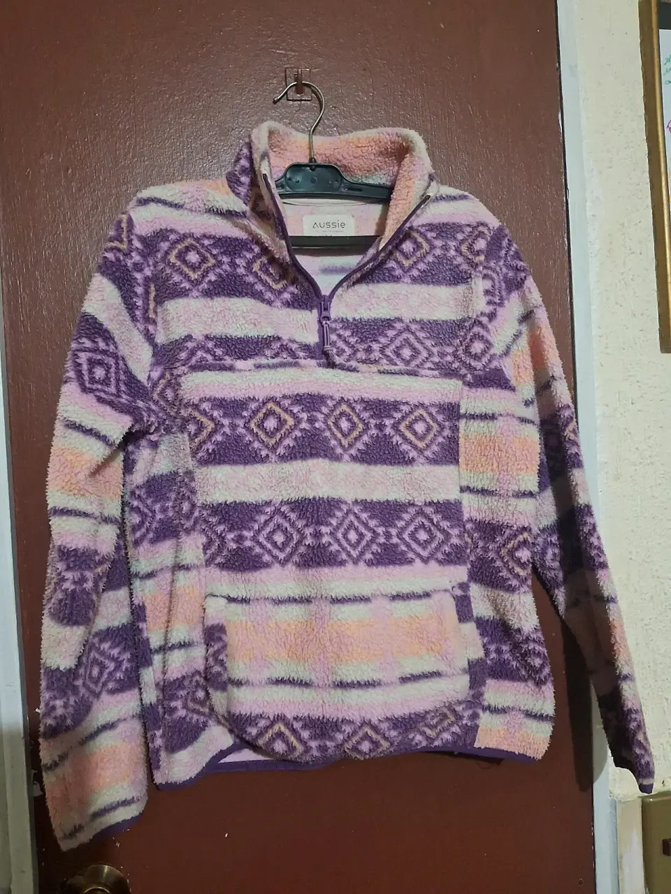 Polar fleece morado y rosado Aussie
