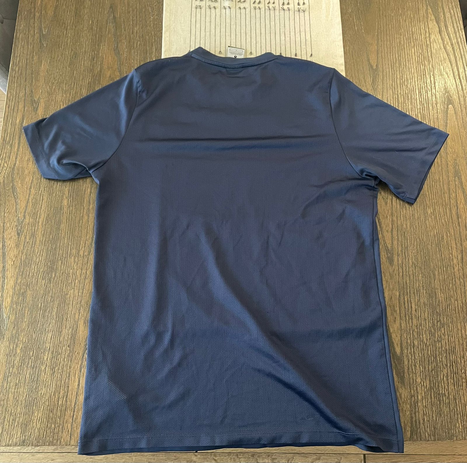 Polera deportiva azul Nike - miniatura 2
