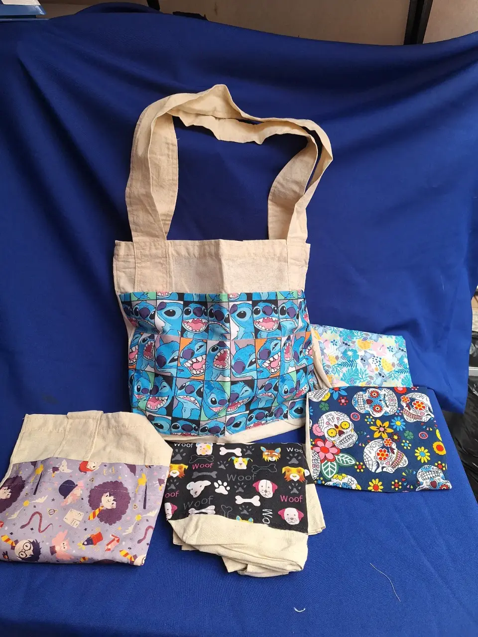 Bolsa tote con diseño animado