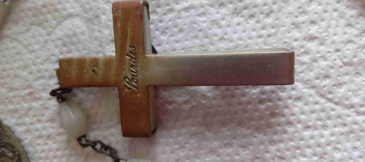 Rosario con crucifijo antiguo - miniatura 6
