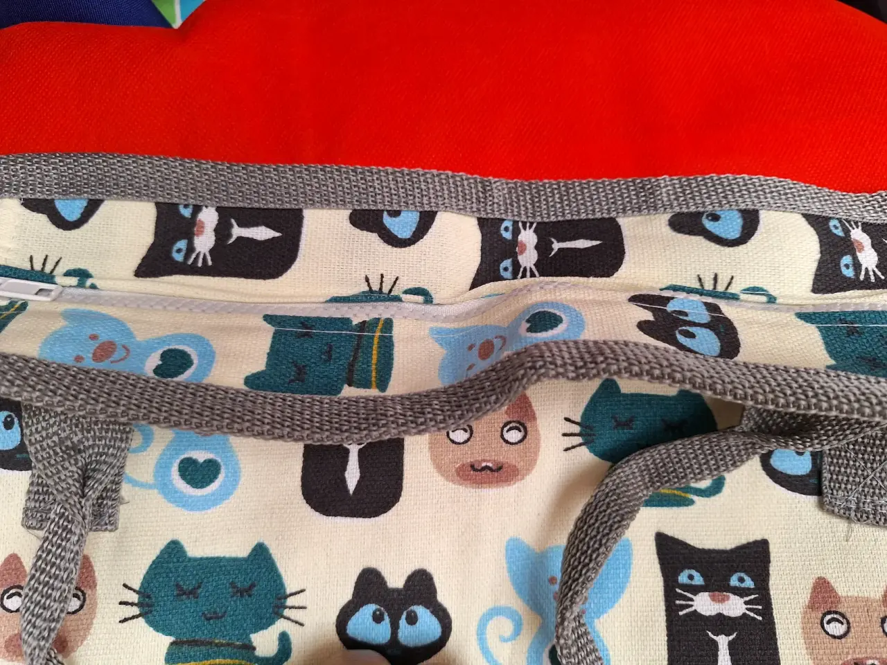 Bolso tote estampado gatos - miniatura 4