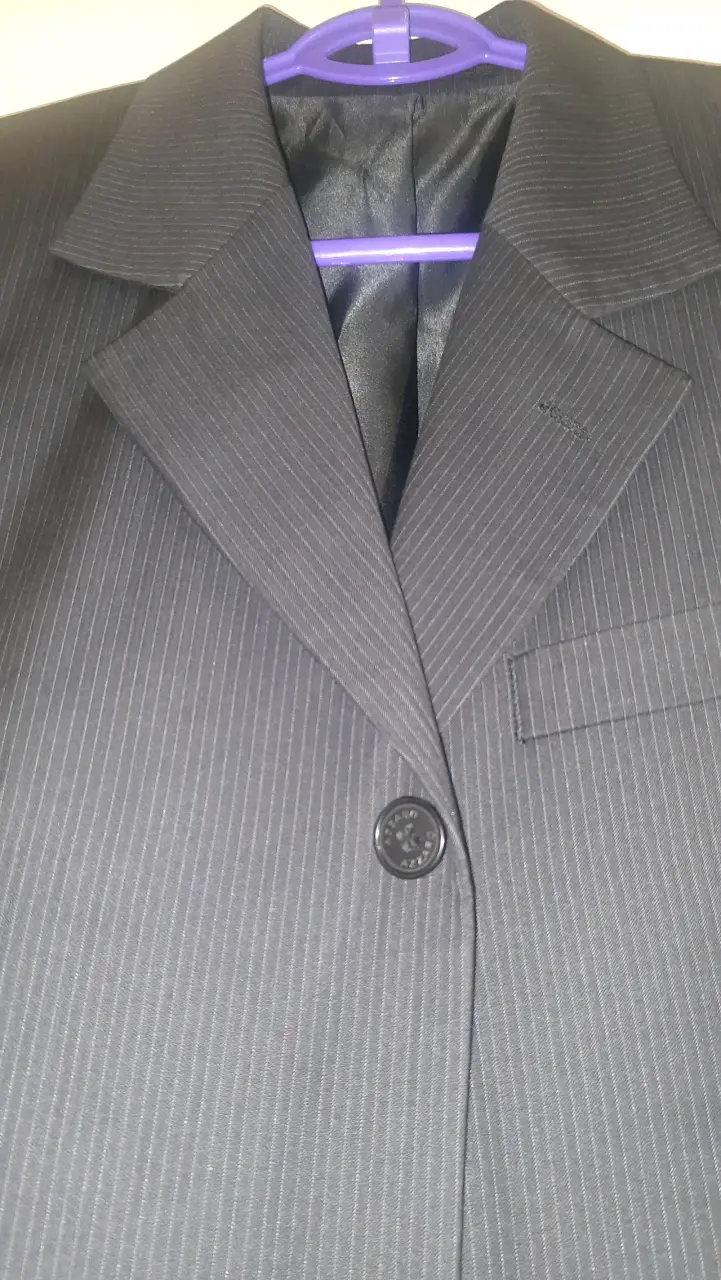 Blazer negro Azzaro talla 46 - miniatura 3