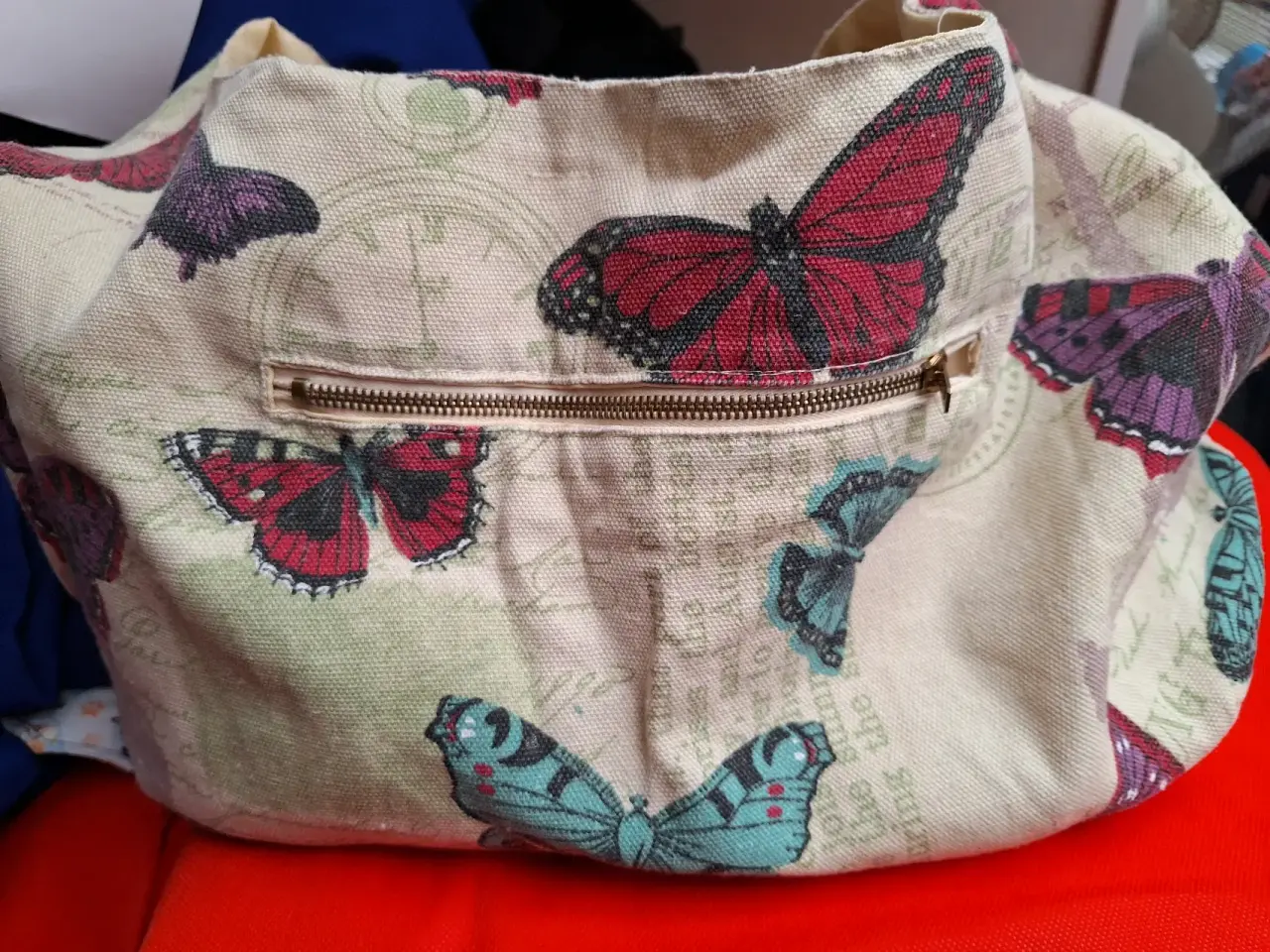 Bolso estampado mariposas