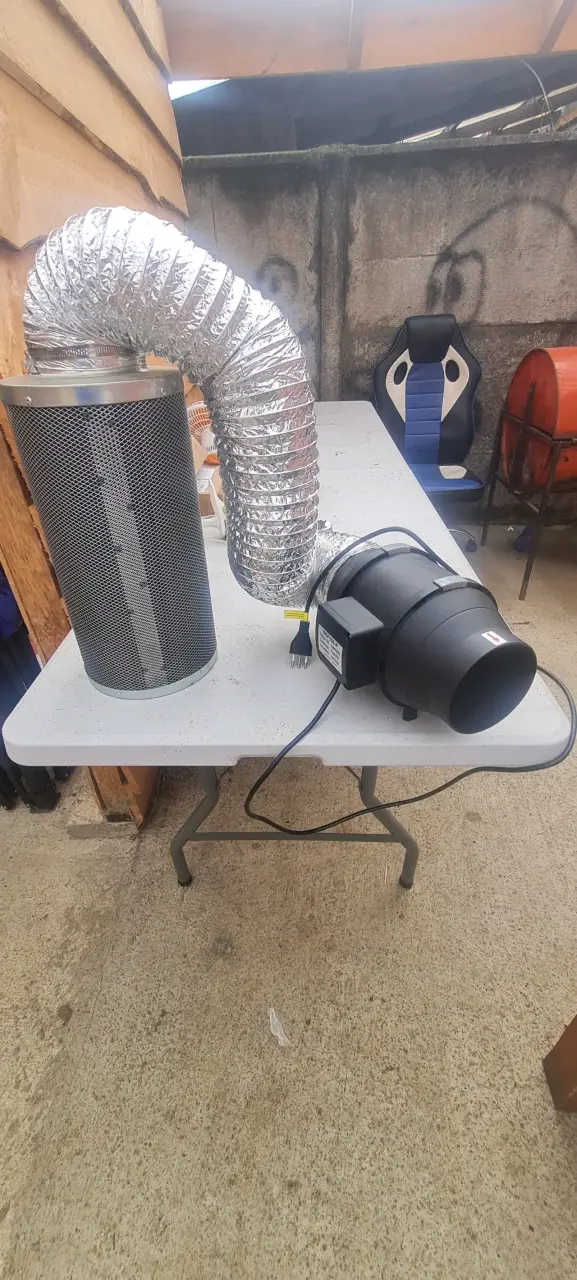 Extractor de aire con filtro