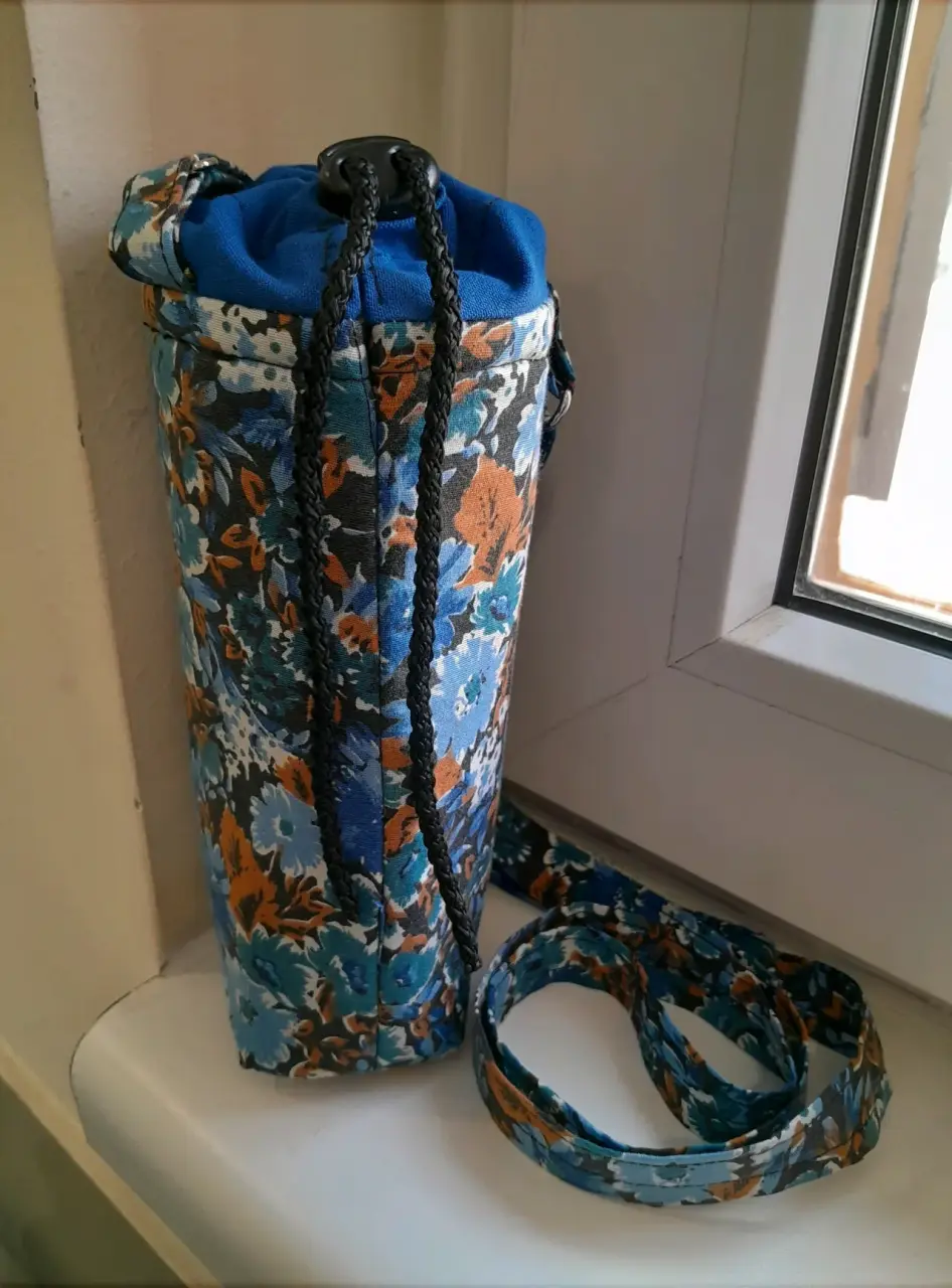 Bolso portabotellas azul - miniatura 3