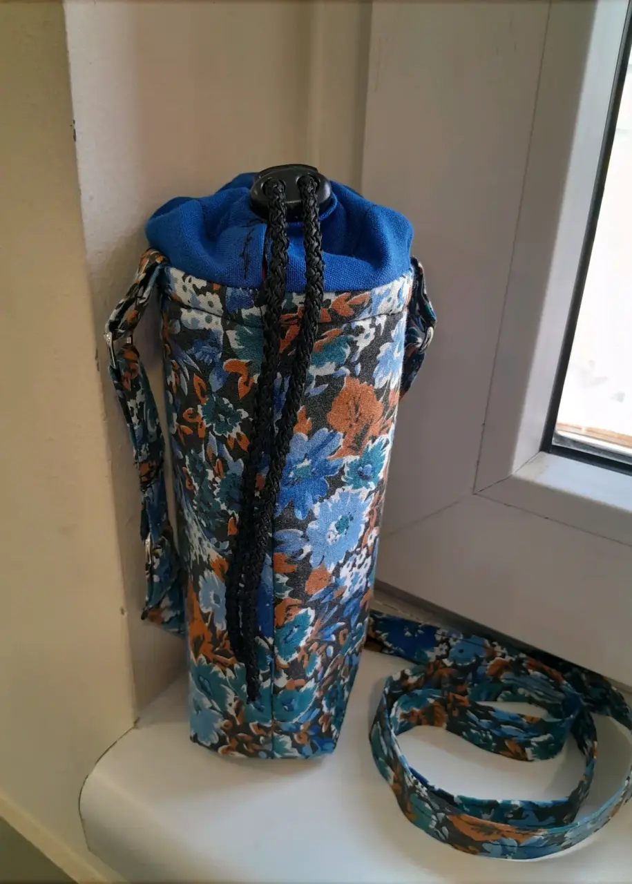 Bolso portabotellas azul - miniatura 4