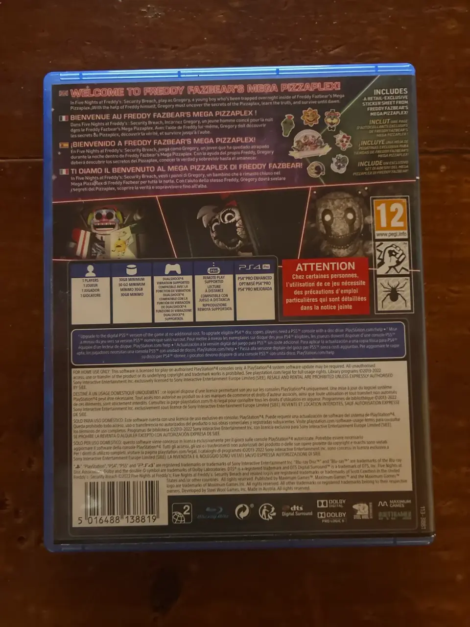 Juego PS4 Five Nights at Freddy's - miniatura 3