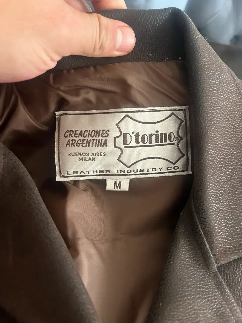 Chaqueta de cuero vintage - miniatura 2