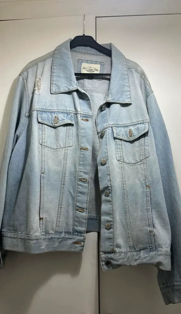 Chaqueta de mezclilla azul - miniatura 1