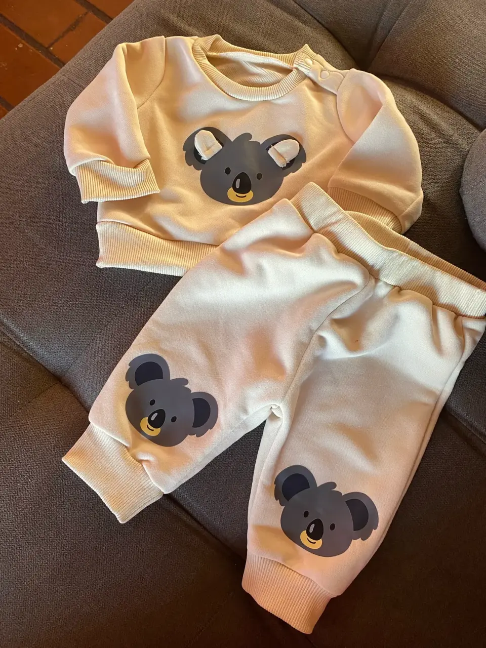 Conjunto bebé koala beige 1-3 meses
