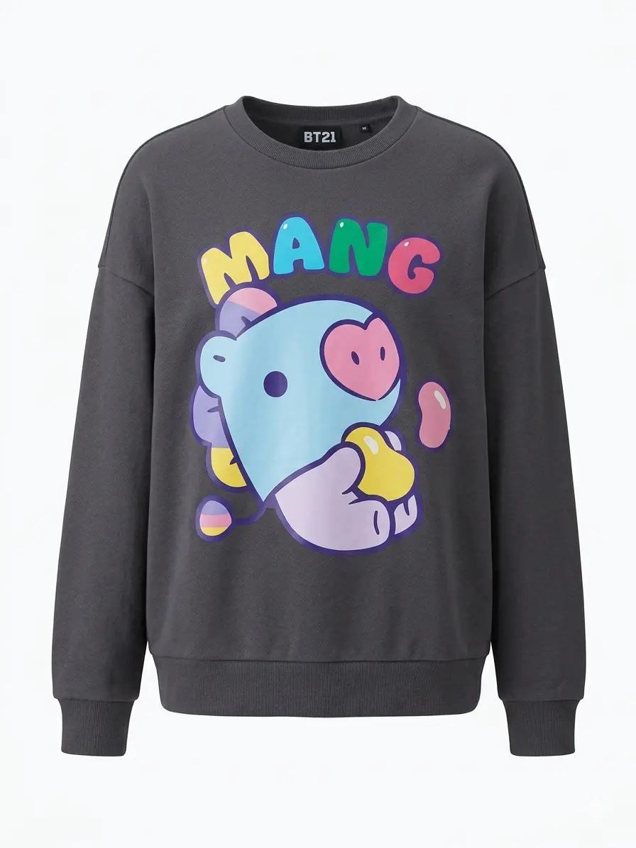 Polerón gris BT21 Mang - miniatura 1