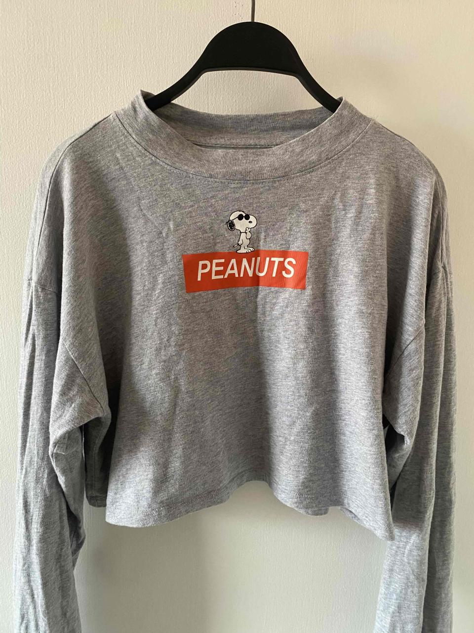 Polera gris Peanuts Snoopy - miniatura 1