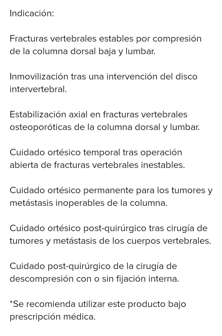 Corsé ortopédico de soporte - miniatura 5