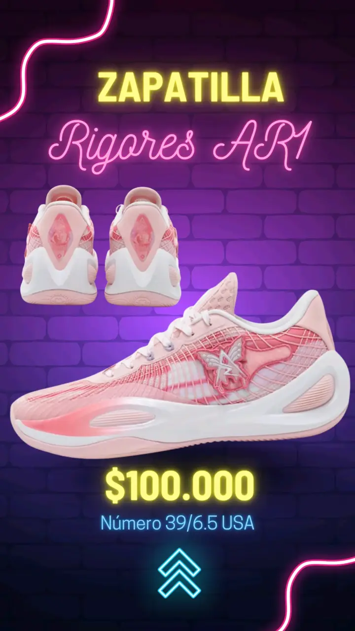 Zapatillas Rosadas Rigores AR1