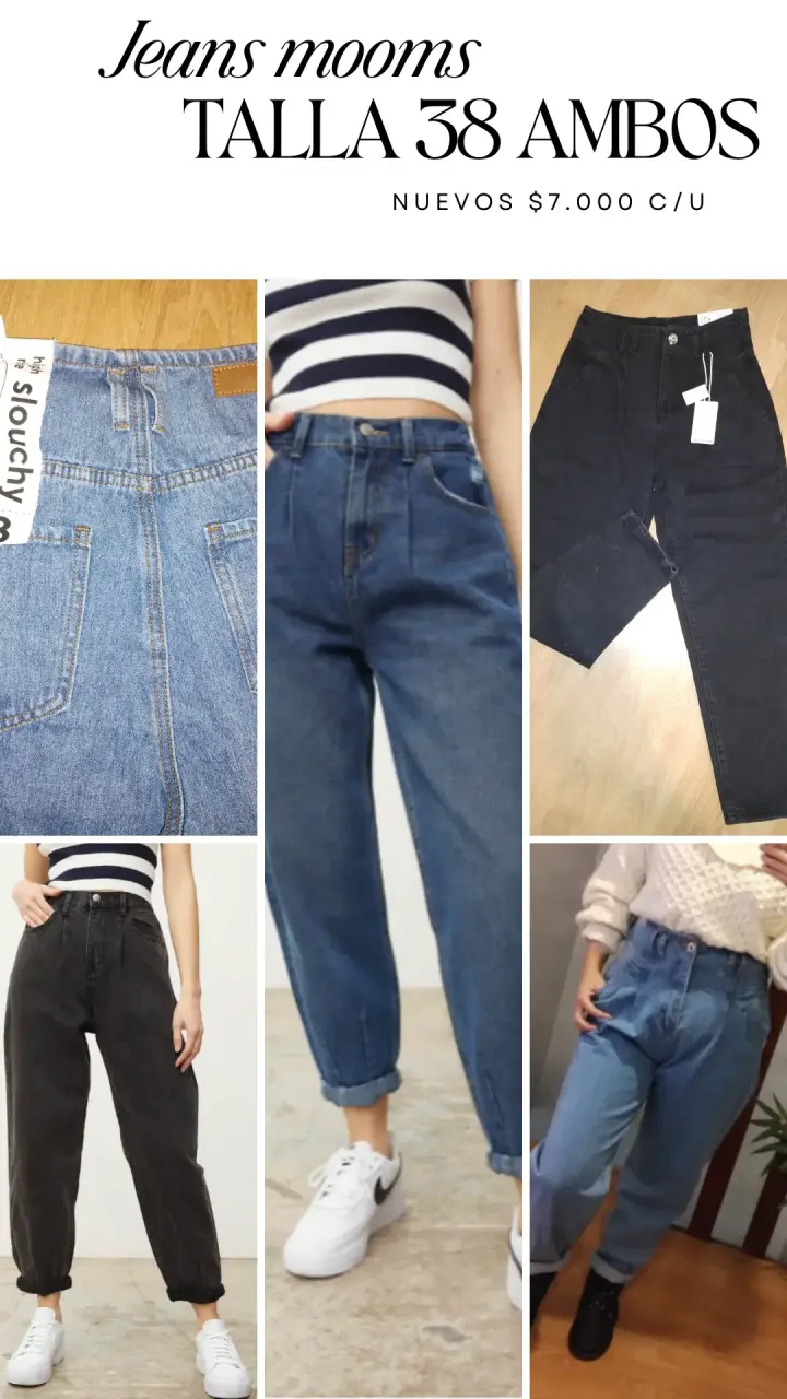 Jeans mom talla 38 nuevos - miniatura 1