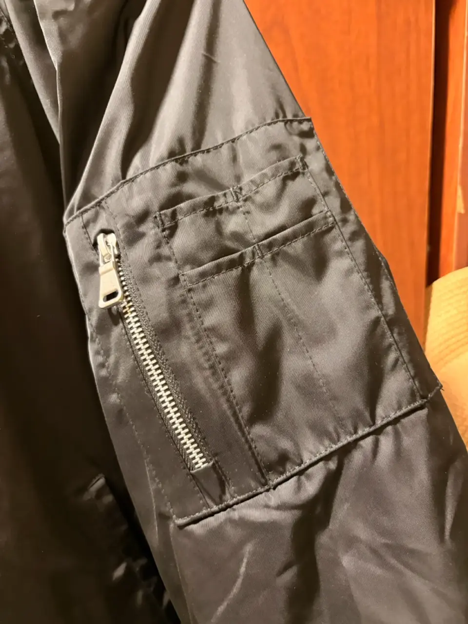 Chaqueta bomber negra - miniatura 2