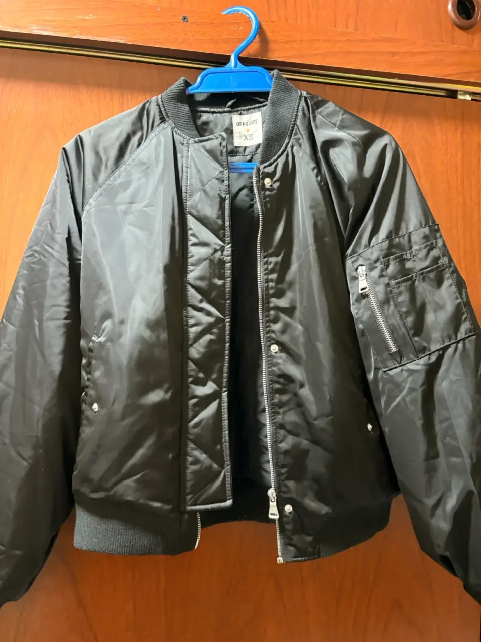 Chaqueta bomber negra - miniatura 3