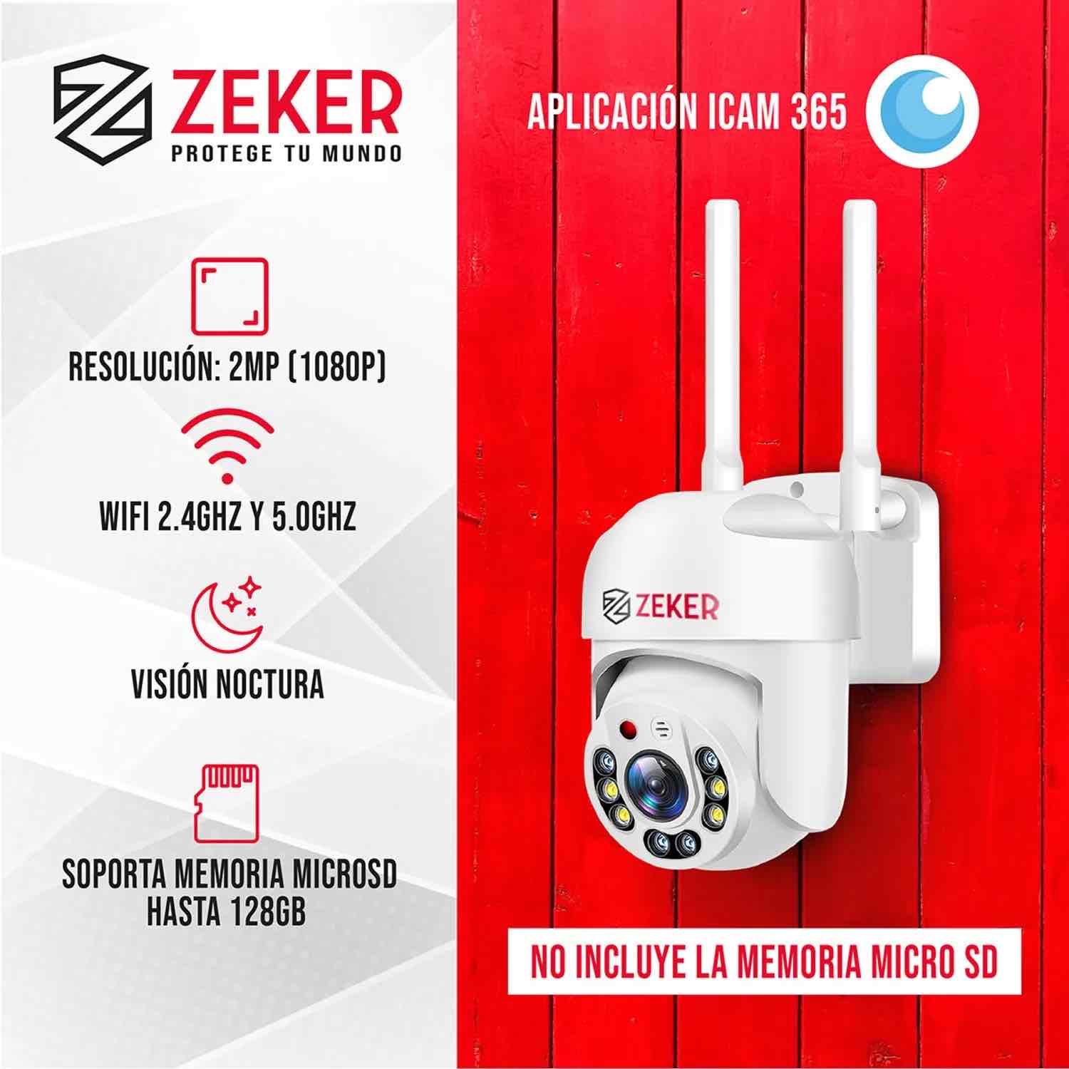 Cámara de seguridad ZEKER con adaptador - miniatura 2