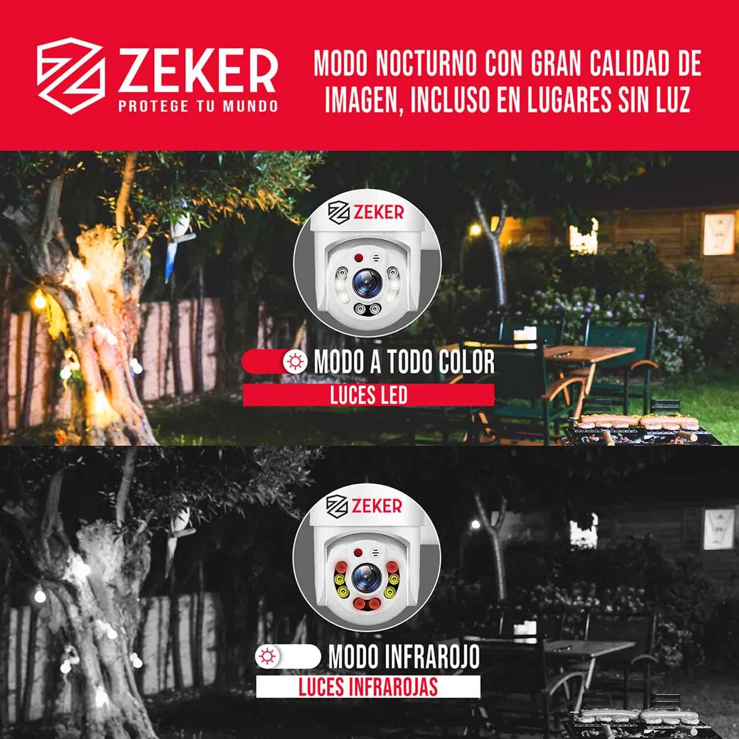 Cámara de seguridad ZEKER con adaptador - miniatura 5
