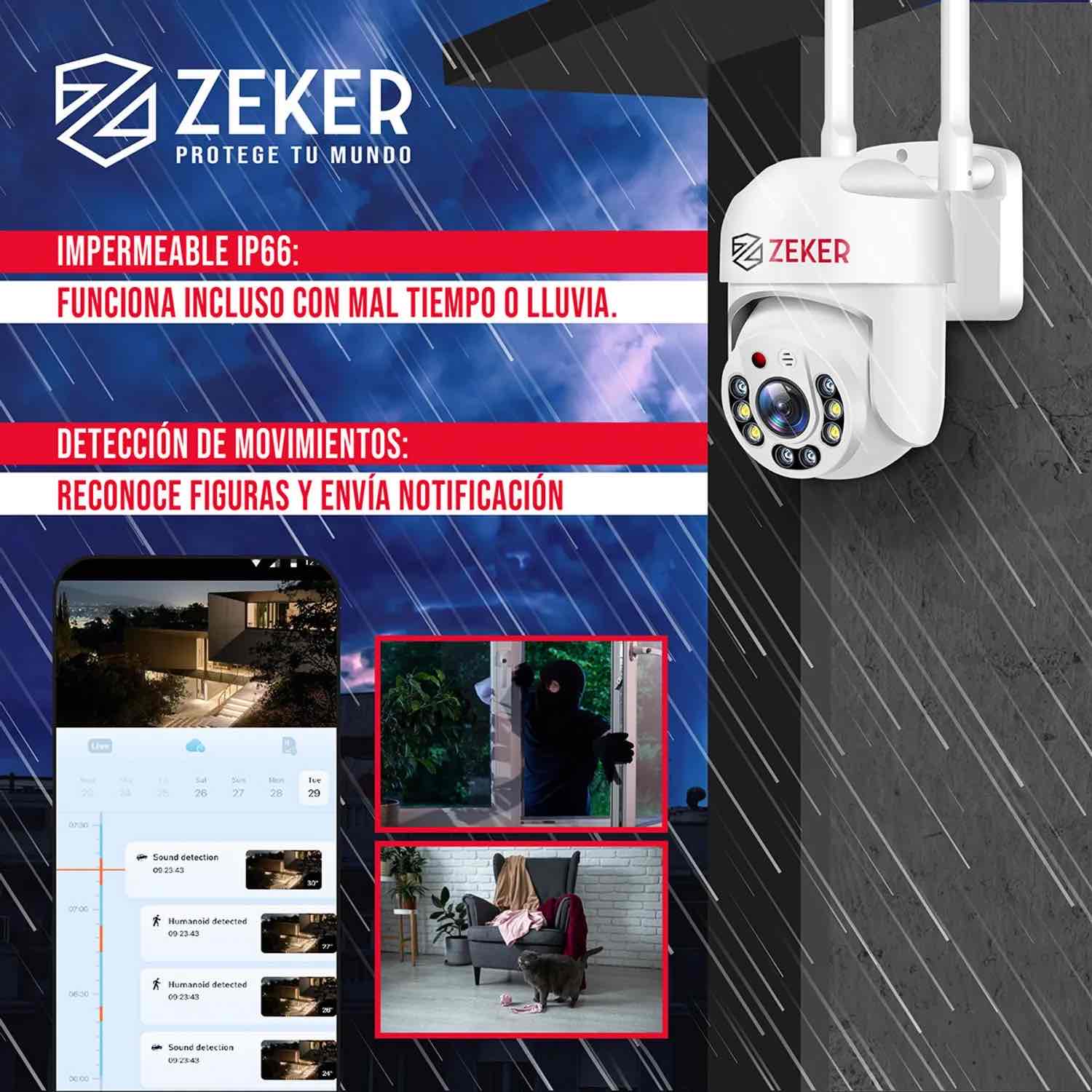 Cámara de seguridad ZEKER con adaptador - miniatura 6