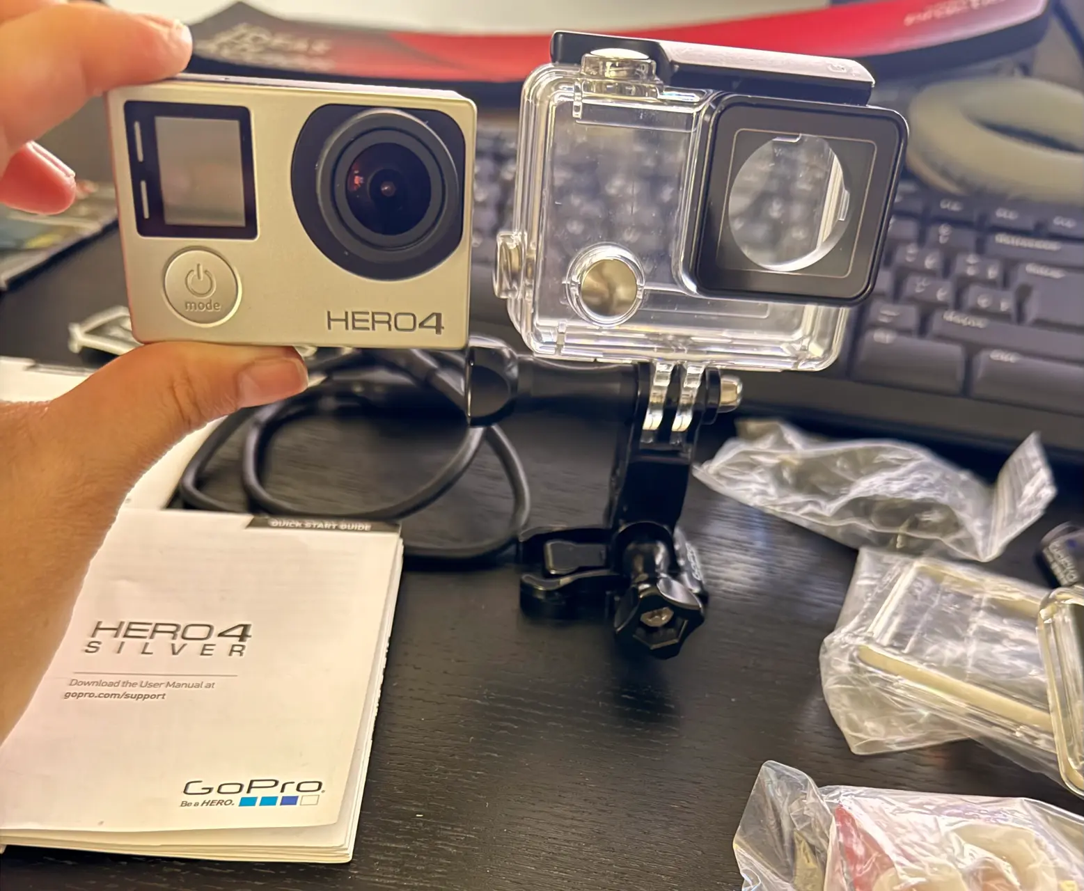 Cámara GoPro Hero 4 silver con carcasa - miniatura 3