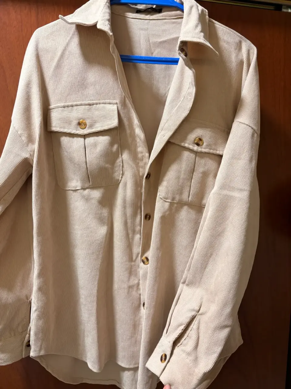 Sobrecamisa beige - miniatura 2