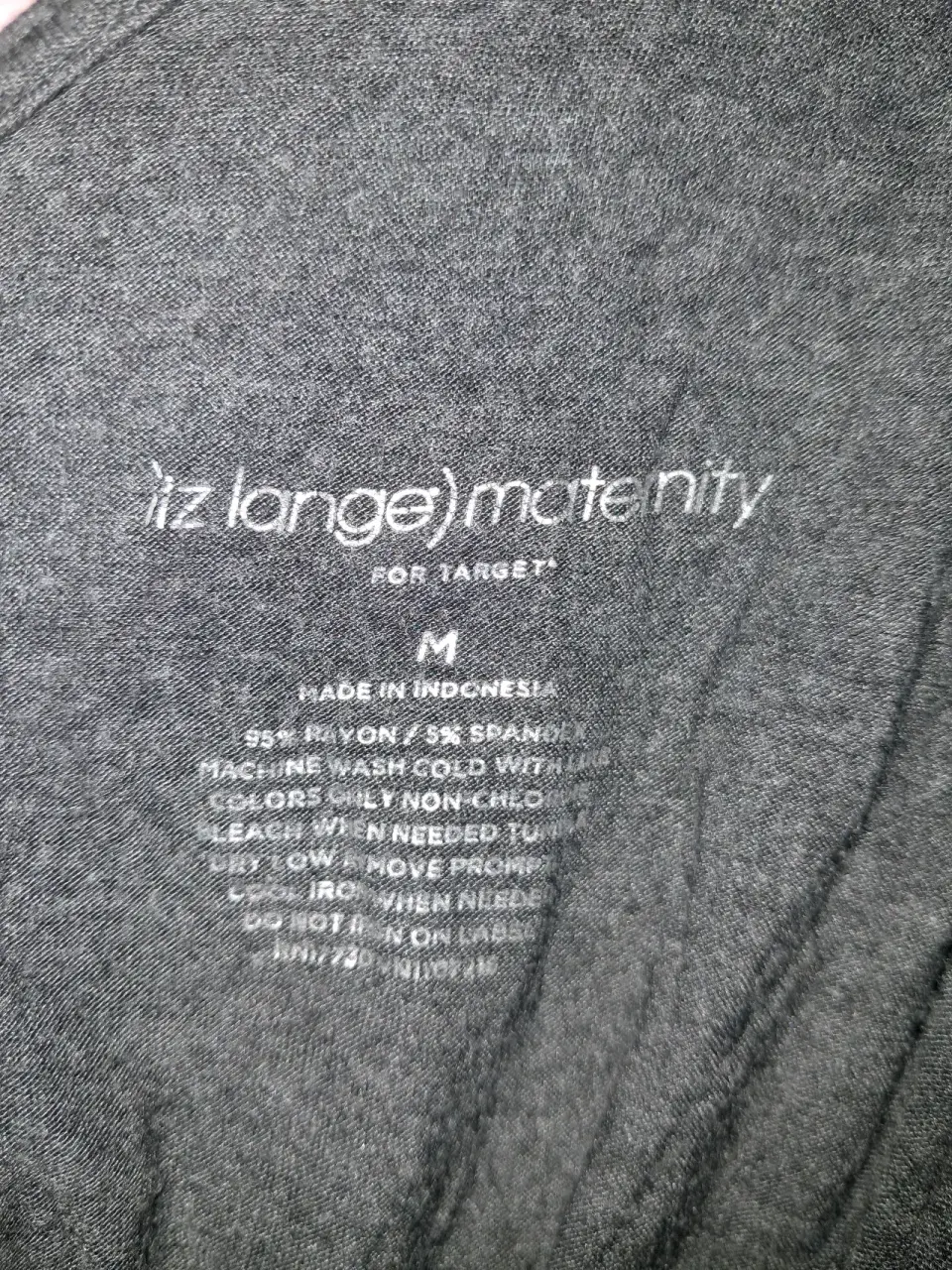 Polera maternal gris con cierre - miniatura 3