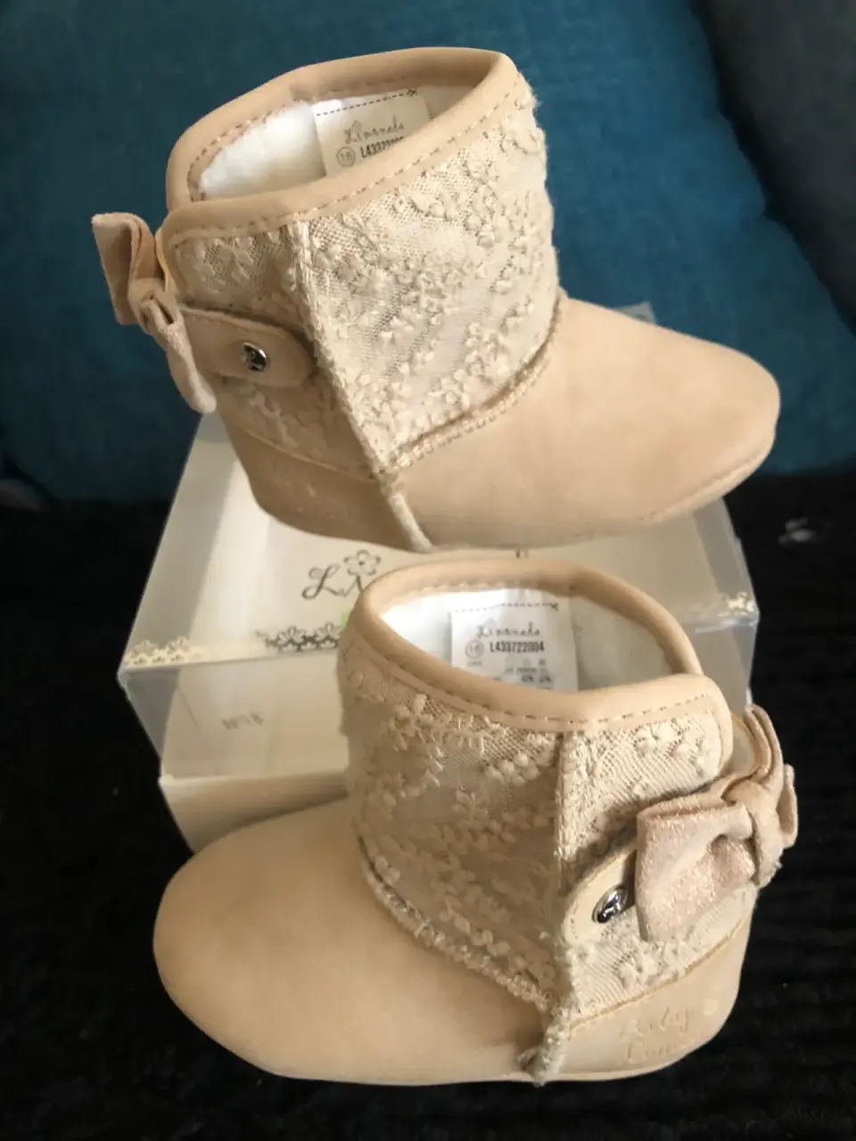 Botines bebé Limonada beige - miniatura 2