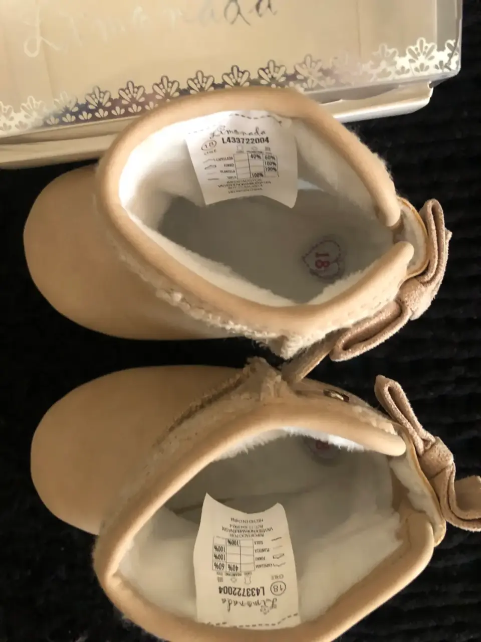 Botines bebé Limonada beige - miniatura 3