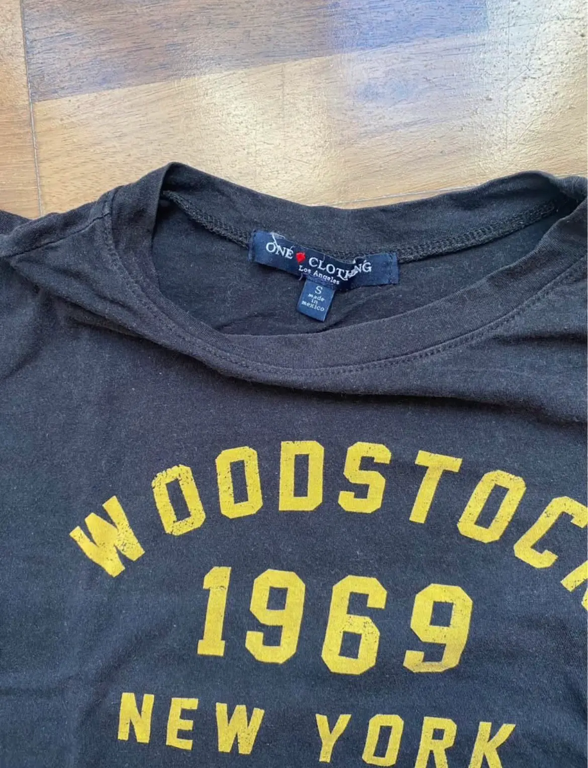 Polera Woodstock 1969 azul - miniatura 2
