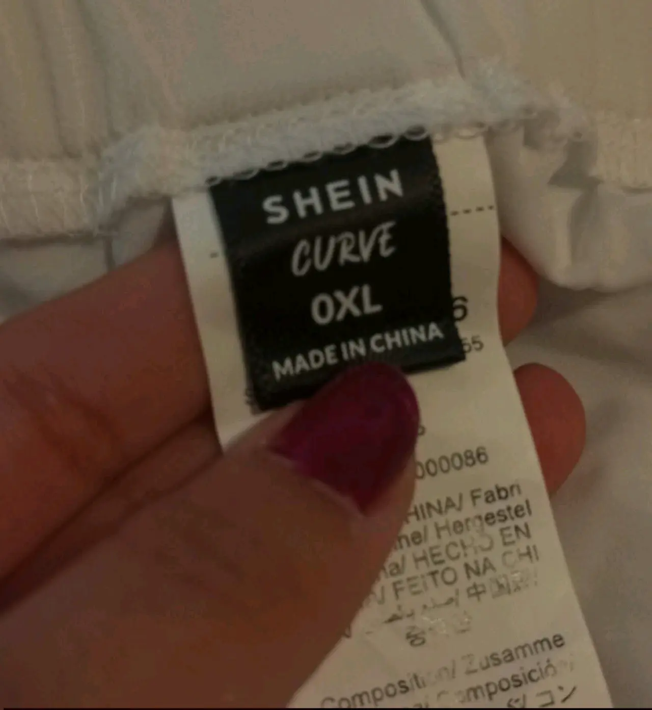 Falda blanca con vuelos shein - miniatura 4